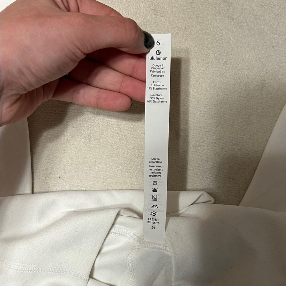 White lululemon align leggings - Picture 4 of 6